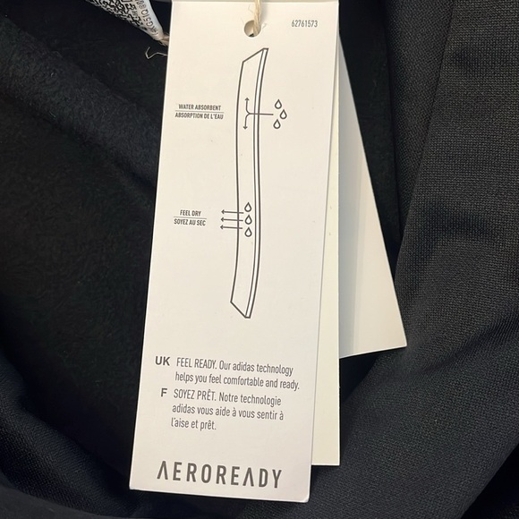 Adidas Black Aeroready Hoodie 1X - Picture 5 of 5